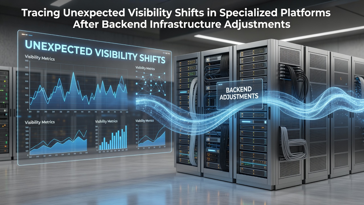 Tracing Unexpected Visibility Shifts in Specialized Platforms After Backend Infrastructure Adjustments